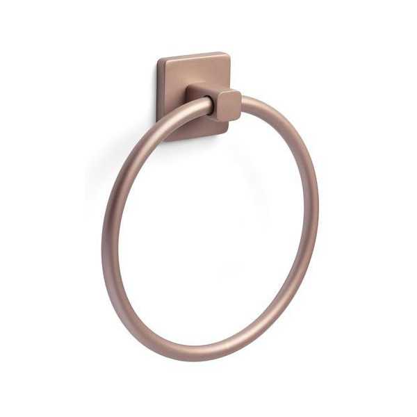 Toallero Aro Baño Adhesivo Kalo Oro Rosa 6320426 TATAY