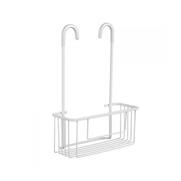 Cestillo con Colgador Grifo Aluminio Artic Blanco TATAY