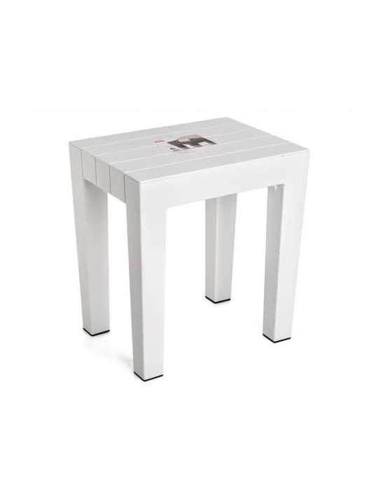 Taburete Lombok 38x29x41 Blanco 4436501 TATAY