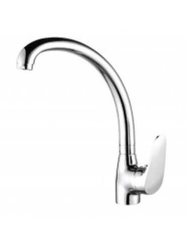 Grifo Fregadero Alto Vertical Monomando Java Cromo ALFA