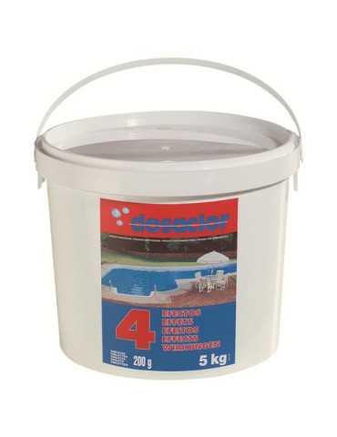 Cloro 4 Efectos Tab. 250 Grs. 5kg Dosaclor QUIMICAMP