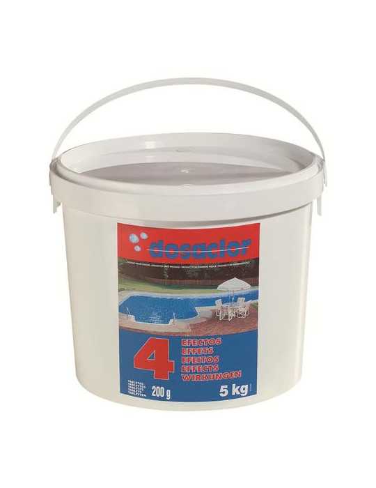 Cloro 4 Efectos Tab. 250 Grs. 5kg Dosaclor QUIMICAMP