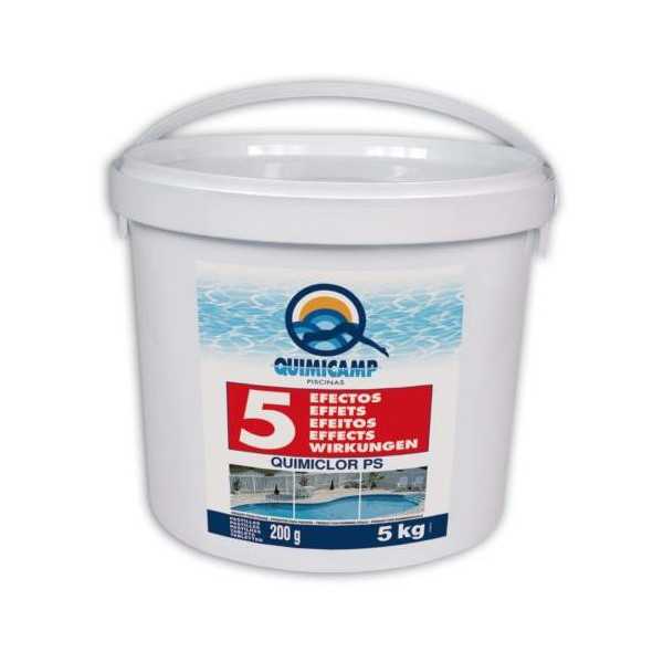 Quimiclor 5 Efect. Tab.200 Gr. 5kg. QUIMICAMP