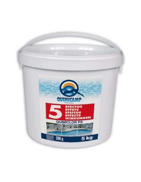 Quimiclor 5 Efect. Tab.200 Gr. 5kg. QUIMICAMP