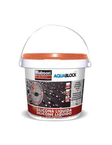 Silicona Liquida Sl 3000 1kg. Teja 1894877 RUBSON