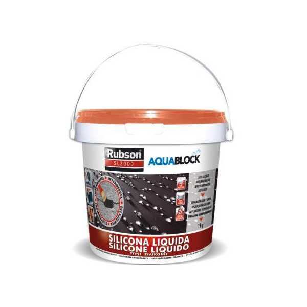 Silicona Liquida Sl 3000 1kg. Teja 1894877 RUBSON
