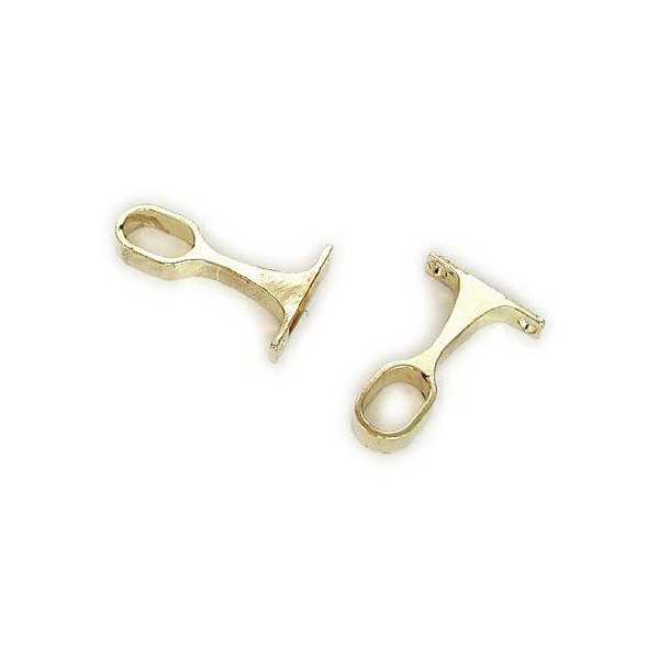 Soporte Central Tubo Oval Latonado (Caja 50) ASCANIO
