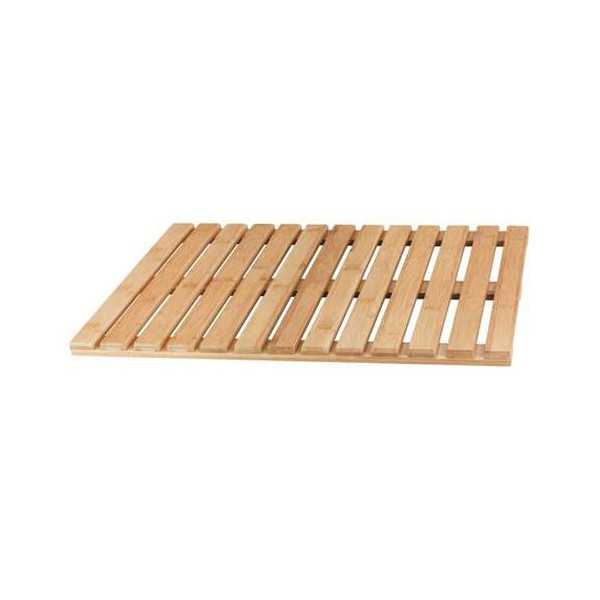 Rejilla para Ducha Rectangular Bambu 60x40cm WENKO