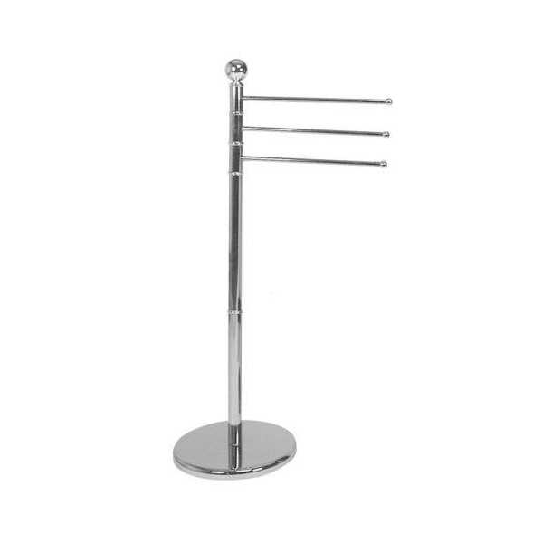 Toallero Pie Exclusiv Cromo 3 Brazos 15148 WENKO
