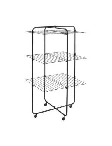 Tendedero Torre 3 Alturas Onyx 33m Negro METALTEX