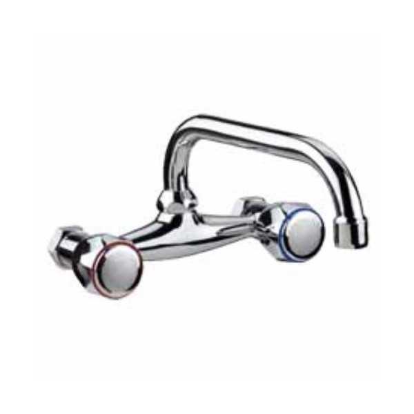 Batería de Fregadero 16 CM con Caño Horizontal de 22 CM MIRTAK