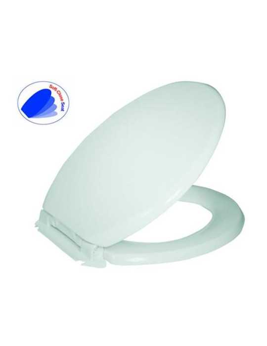 Tapa Wc Atenas Soft Close Blancas MIRTAK
