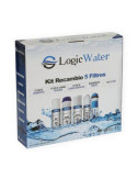 Pack 5 Filtros Osmosis Domestica LOGIC WATER