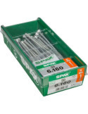 Tornillo con Pl Torx Wirox 6.0x160 con 50 Uds SPAX