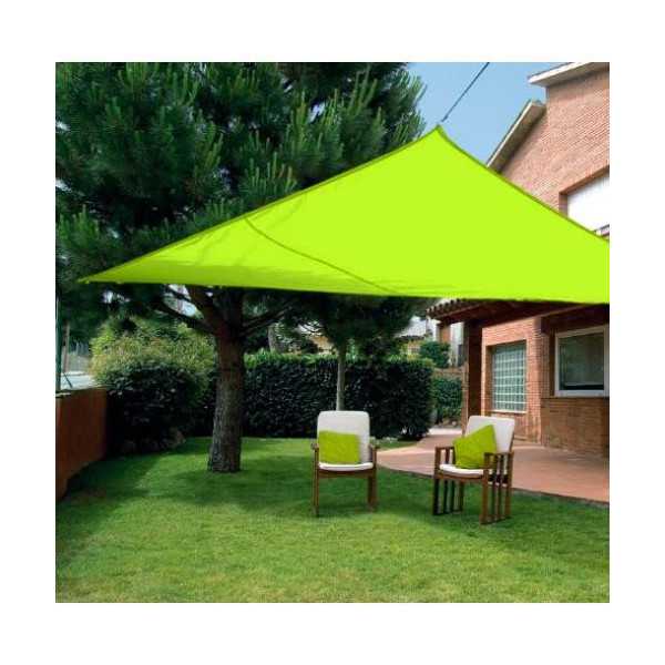 Kit Malla Sombreo Poliester Triangular 3.6 Verde INTERMAS