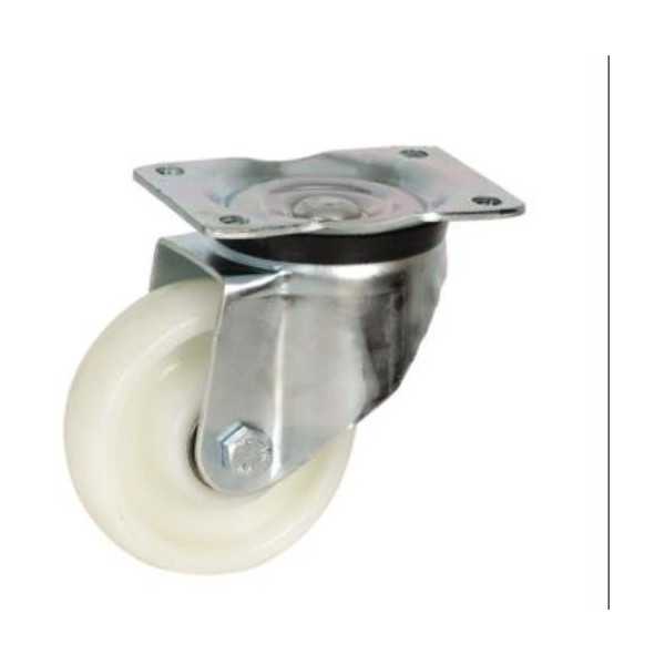 Rueda con Soporte Aro Nylon 160mm Placa 75354 ITEM