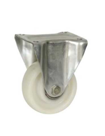 Rueda con Soporte Aro Nylon 200mm Fijo 75372 ITEM