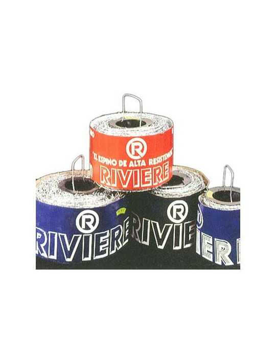 Alambre de Espino Galvanizado 100 Metros Bravo RIVIERE