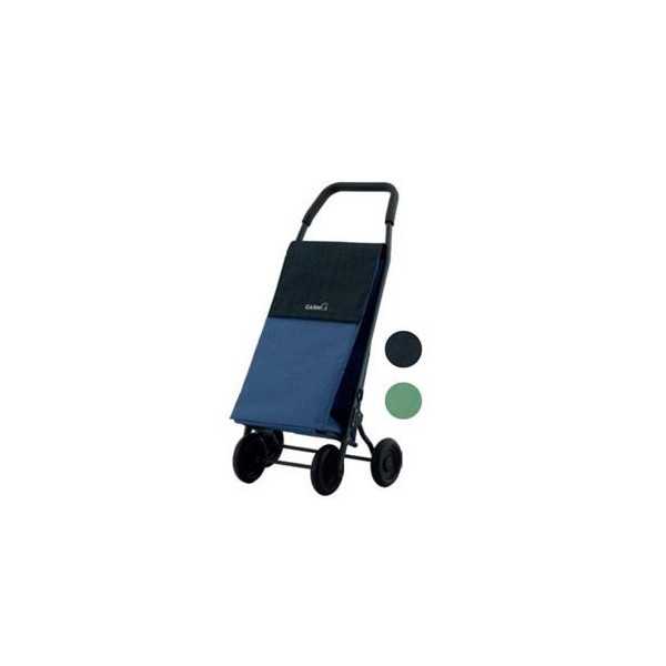Carro Compra Cross 4r Denim Azul Negro 45l GARMOLL