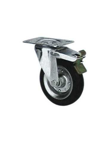 Rueda Goma 125 mm. con Freno 2-1150 ALEX