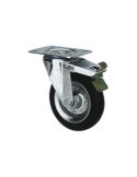 Rueda Goma 125 mm. con Freno 2-1150 ALEX