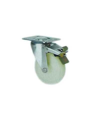 Rueda Giratoria Nylon con Freno 125 mm. 2-1195 ALEX