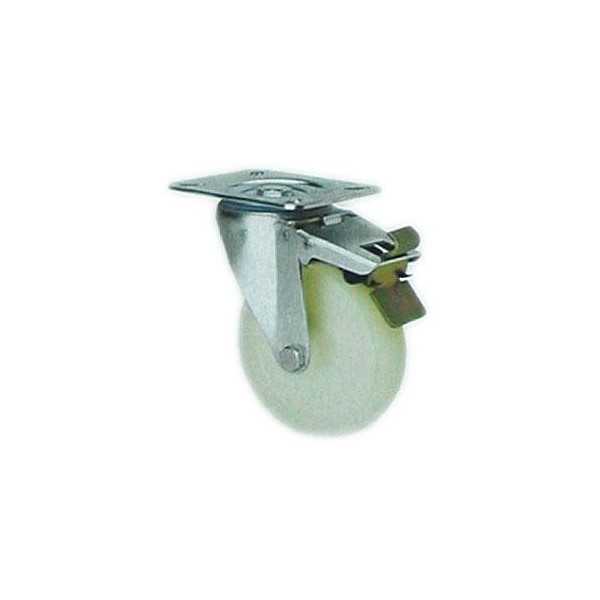 Rueda Giratoria Nylon con Freno 125 mm. 2-1195 ALEX
