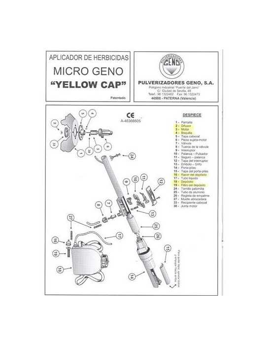 Cabezal con Motor con Difusor 304 LA VALL
