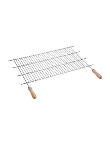 Parrilla Barbacoa Zn. 60x40 Mango Madera 2465 SAUVIC