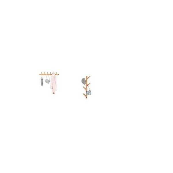 Colgador Bambu 2 en 1 (Vertical/Horizontal) 905018 JOBGAR