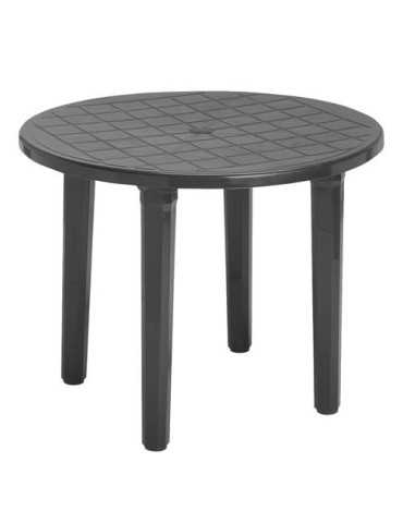 Mesa Redonda Antracita 90 cm. 4024ant GARDENLIFE