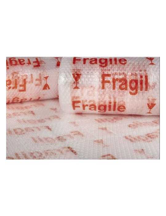 Plastico Burbuja 40gr/M2 Transp. "Fragil" 1.2x10m. FUN&GO