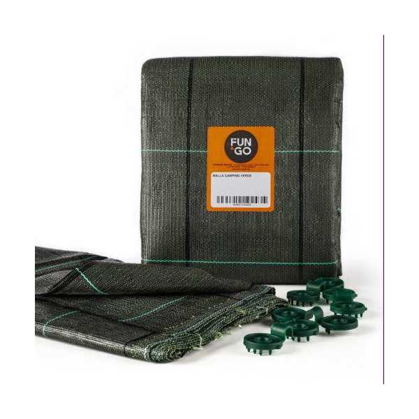 Malla Suelo Camping Verde 3x5m (B) 50049 FUN&GO
