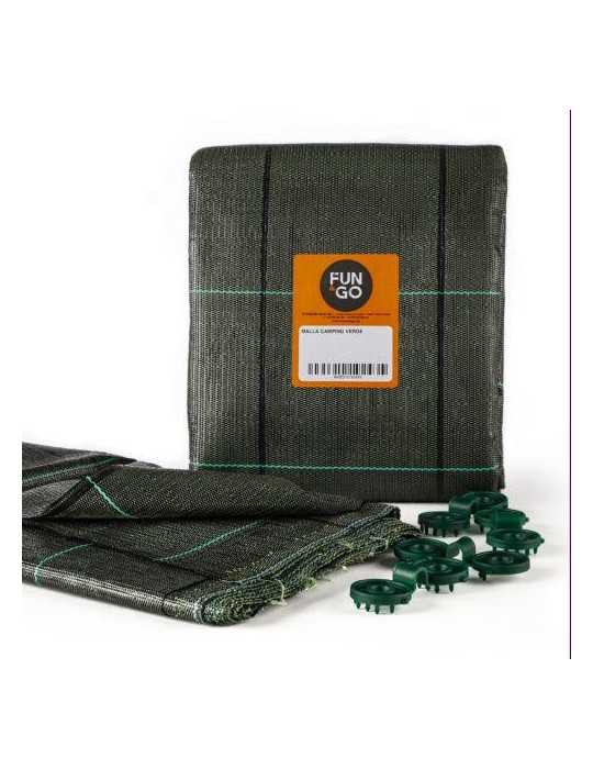 Malla Suelo Camping Verde 3x5m (B) 50049 FUN&GO