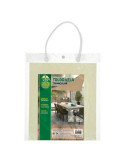 Toldo Sombreo Triangular Poliester 5x5x5 M - Crema COLOR BABY
