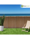 Cañizo Pvc Doble Cara 14mm 1x3m Premium Marron NOVARTIX