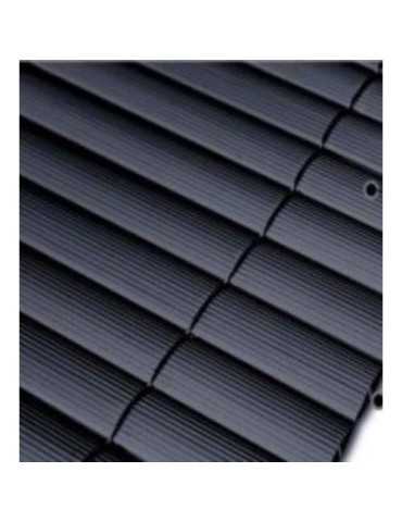 Cañizo Pvc Doble Cara 14mm 1x3m Premium Antracita NOVARTIX