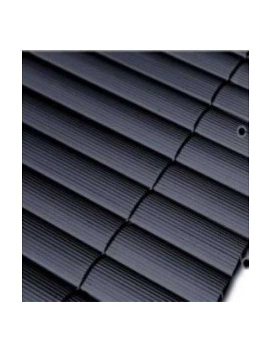 Cañizo Pvc Doble Cara 14mm 1x3m Premium Antracita NOVARTIX