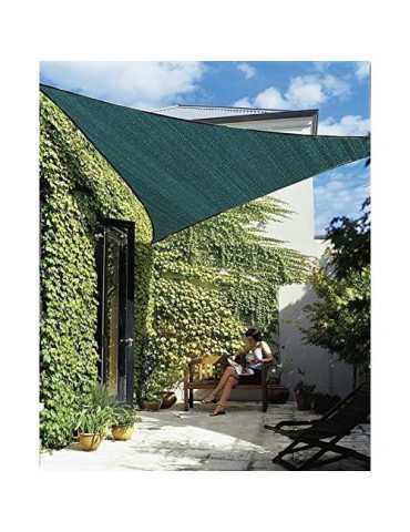 Kit Sombreo Poliester Triangular 3,6x3,6x3,6 Verde NOVARTIX