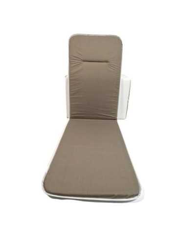Cojin Action Tumbona 185x55x2,5 Taupe 986748 FABOTEX