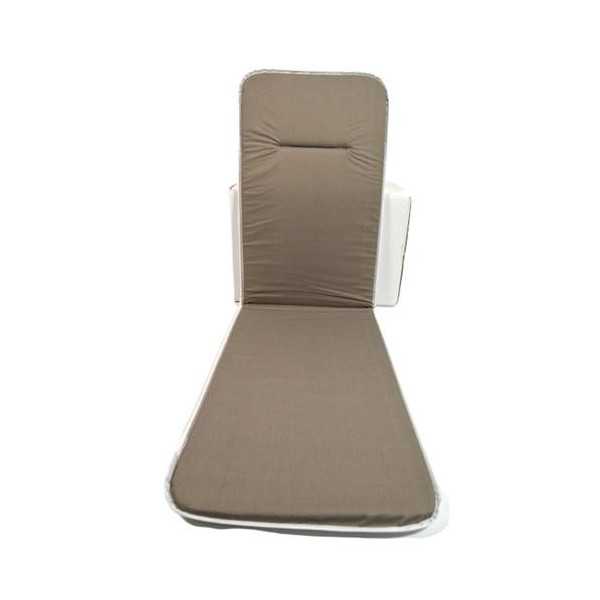Cojin Action Tumbona 185x55x2,5 Taupe 986748 FABOTEX