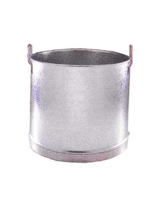 Cubo Recto Galvanizado 2 Asas Laterales 18 60 L. MANUEL SOLER