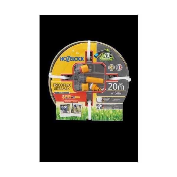 Kit Manguera Tricoflex Ultramax 15mm 20m HOZELOCK