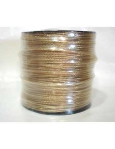 Cable de Acero Plastificado Oro 200 Metros ROMBULL