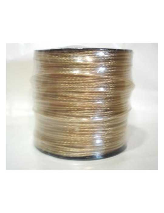 Cable de Acero Plastificado Oro 200 Metros ROMBULL