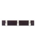 Colgador Haya 3 Ganchos Acero/Wengue 3703-0 INOFIX