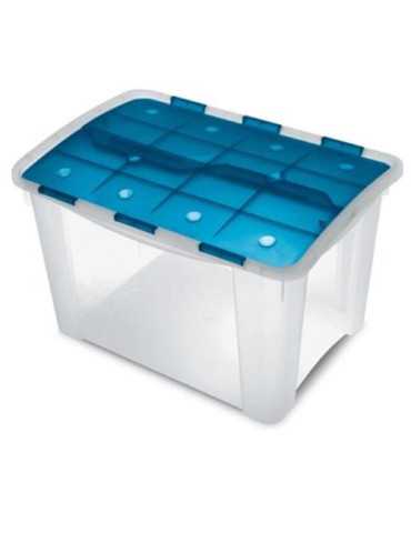Caja Ordenacion Home Box 60 L. Trans. Azul 1001575 JOBGAR