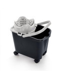Cubo con Ruedas+Escurridor Autom. 14 L. Gris 33612 RAYEN