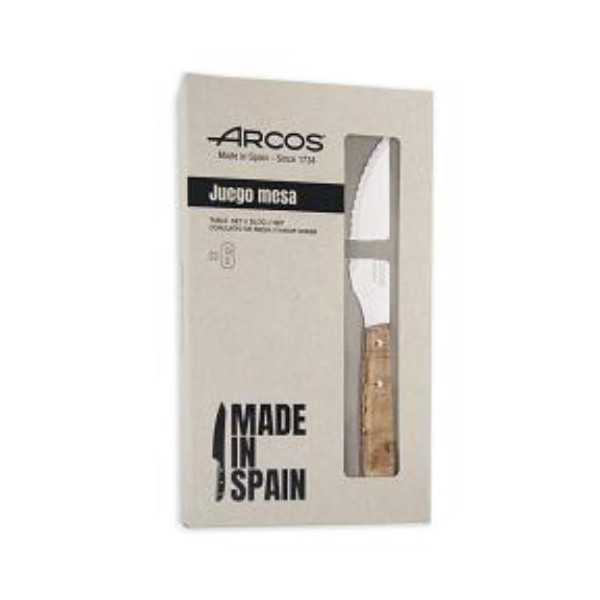 Jgo. 6 Cuchillos Chuleteros 372300 ARCOS