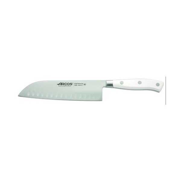 Cuchillo Santoku con Alveolos 18cm Riviera Blanco ARCOS